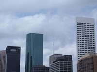 Wolken ziehen über Houston