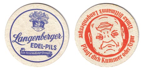 Bierdeckel, rund, beidseitig bedruckt