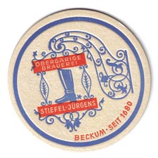 Bierdeckel, rund, einseitig bedruckt